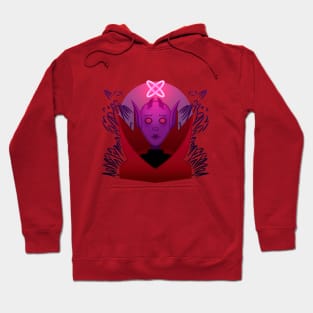 Mystical Purple Creature Hoodie